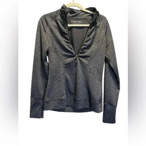 Soybu pullover half zip athletic lightweight fitted sweatshirt